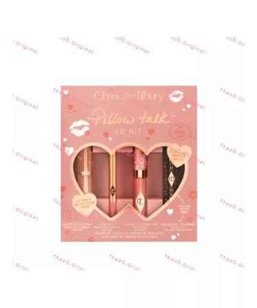 CHARLOTTE TILBURY Set of lip secrets and Charlotte cheek - Pillow Talk
