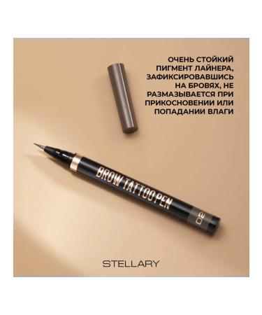 Stellary Persistent eyebrow liner Brow Tattoo Pen Tone 02 - Buy Online on GoSupps.com