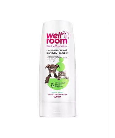 Wellroom Hypoallergenic shampoo-balm for animals 400 ml