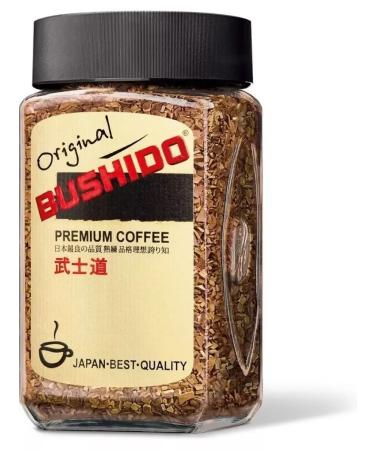 Soluble Bushido Original coffee 100 g - Buy Online on GoSupps.com