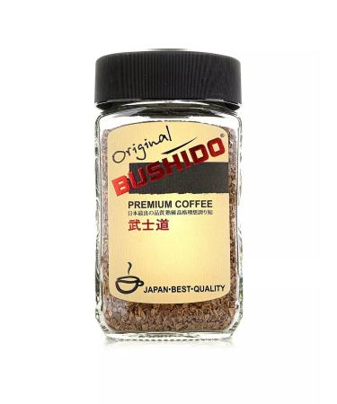 Soluble Bushido Original coffee 100 g - Buy Online on GoSupps.com