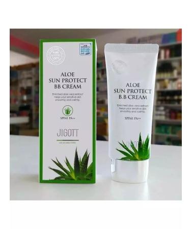 Jigott BB cream with Aloe Sun Protect aloe extract - Buy Online on GoSupps.com