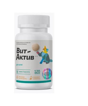 PHARMAX VIT Active K-m Fridge additive for kittens 120 tablets