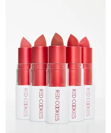 Red Cookies Matte lipstick moisturizing A2 Scarlet Laurent - Buy Online on GoSupps.com