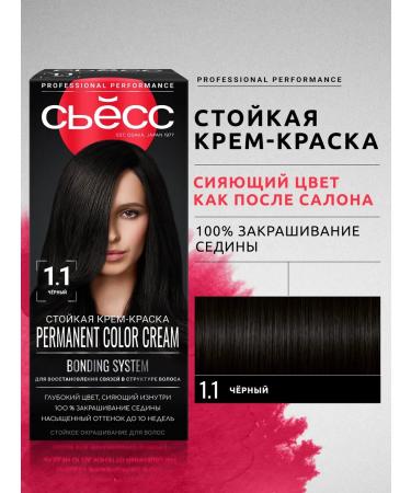 Syoss Persistent hair dye 1-1 black 115 ml