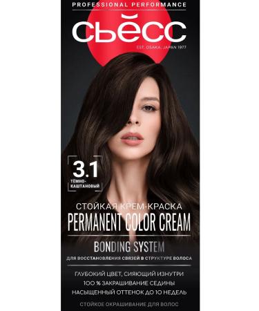 Syoss Persistent hair dye 3-1 dark brown 115 ml - Buy Online on GoSupps.com