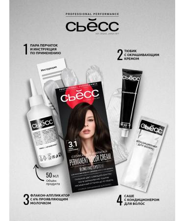 Syoss Persistent hair dye 3-1 dark brown 115 ml - Buy Online on GoSupps.com