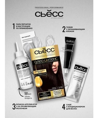 Syoss Cooked paint Oleo Intenses 2-10 black-brown 115 ml - Buy Online on GoSupps.com