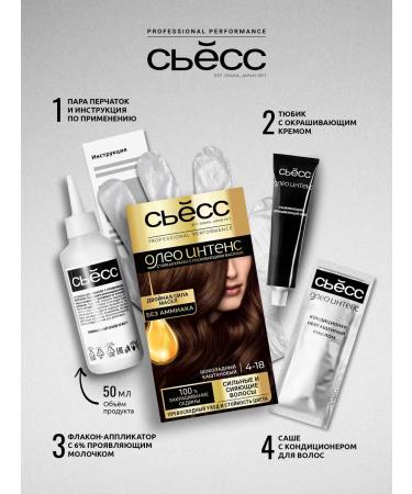 Syoss Cooked paint Oleo Intenses 4-18 chocolate chestnut 115 ml - Buy Online on GoSupps.com