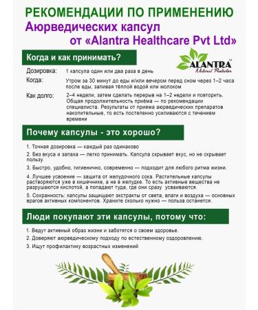 Safed Musli Capsules Alantra 60 pcs. 500 mg - Buy Online on GoSupps.com