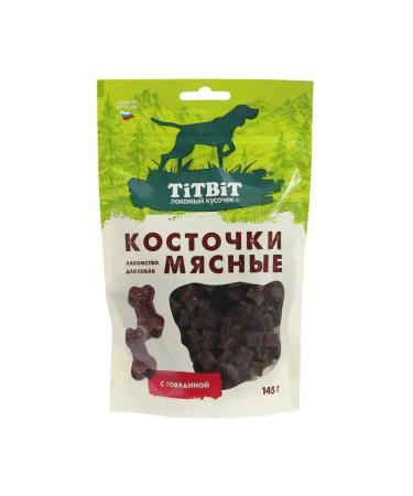 Titbit Bones meat for dogs with beef 145g - Buy Online on GoSupps.com