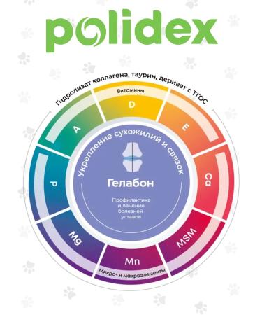 polidex Vitamins for cats Gelabon for joints and bones 80 t - Buy Online on GoSupps.com