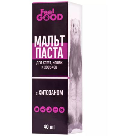 FeelGood Malt paste for the output of cats of cats and ferrets 40 ml - Buy Online on GoSupps.com