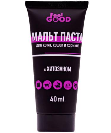FeelGood Malt paste for the output of cats of cats and ferrets 40 ml - Buy Online on GoSupps.com