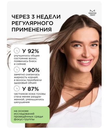 MASSTIGE Shampoo for oily hair and scalp professional 2pcs - Buy Online on GoSupps.com