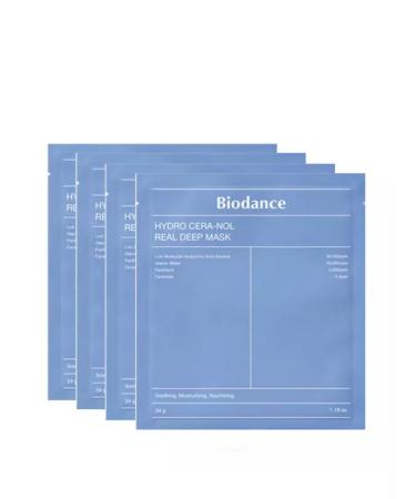 BIODANCE Collagen Night Hydrogel Facial Mask 4 pcs. (1 unity) - Buy Online on GoSupps.com