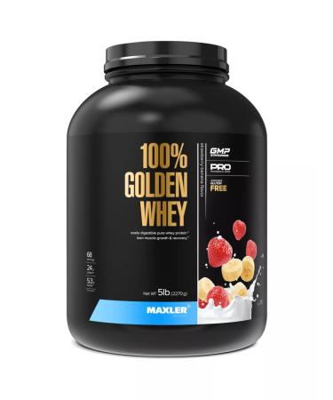 maxler Wastein protein 100% Golden Whey 2270g Banana Strawberries