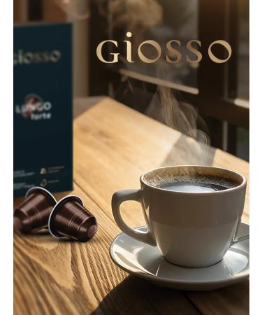 Giosso Capsules for coffee machine Lungo Forte 100 pieces - Buy Online on GoSupps.com