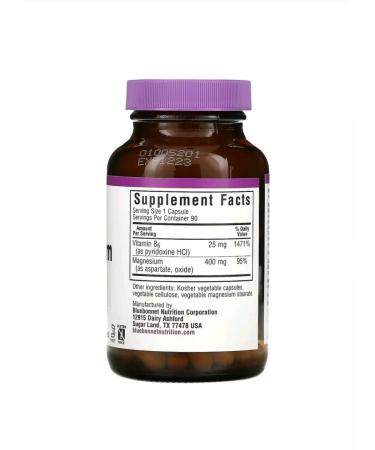 Bluebonnet Nutrition Magnesium with B6 - Buy Online on GoSupps.com