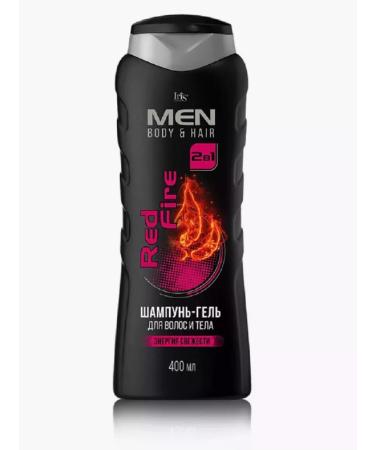 Iris Cosmetic Hair and body gel shampoo Red Fire