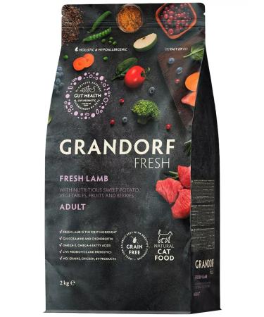Grandorf Cat food dry Fresh lamb battles 2 kg - Buy Online on GoSupps.com