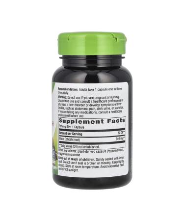 Nature's Way Klopogon Rorion of the Rolts of the Business 540 mg 100 capsules - Buy Online on GoSupps.com