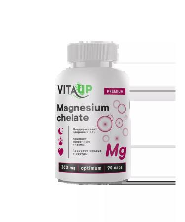 Vita UP Magnesium Helat Glycinate Magnesium Glycinate 90 Capsules - Buy Online on GoSupps.com
