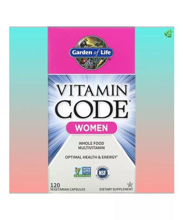 Garden of Life Vitamin Code multivitamins from whole products for women