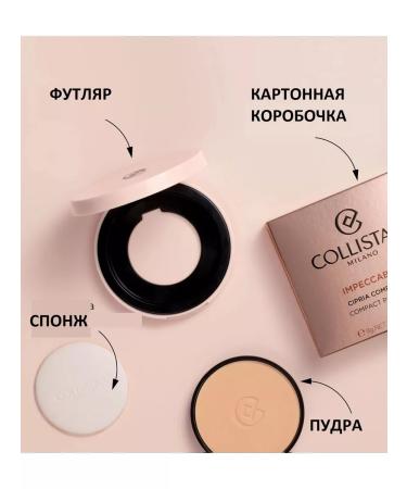Collistar Compact powder Impeccabile tone 50n Cameo - Buy Online on GoSupps.com