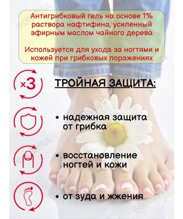 Evalar Mizol Antifungal gel for nails and skin 30g*2pcs - Buy Online on GoSupps.com