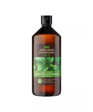 Folk cosmetics No 1 Moisturizing nettle shampoo to strengthen hair