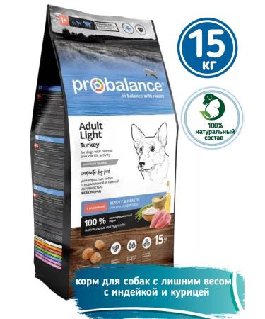 ProBalance Light Turkey Dogs Feeds Fig.
