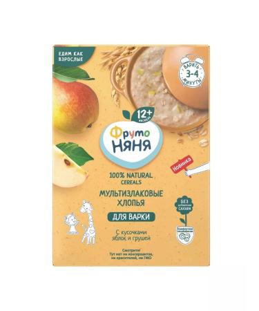Frutonyanya Multicarp porridge with pieces of apples and pears 200g 6 pcs - Buy Online on GoSupps.com
