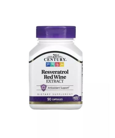 21st Century Resveratrol from grapes 200 mg 90 capsules