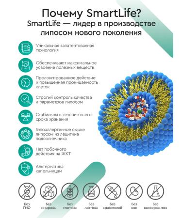 SmartLife Vitamin liposomal complex for men - Buy Online on GoSupps.com