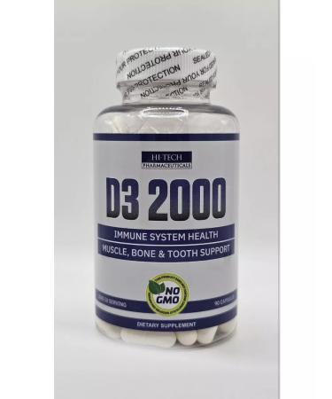 Vitamin D3 2000ME 90 capsules - Buy Online on GoSupps.com
