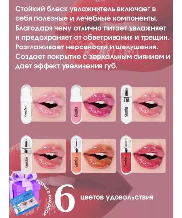 DIL BEAUTY Set of lip glossy gift 6pcs - Buy Online on GoSupps.com
