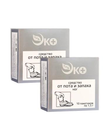ECO Means for sweat and smell of legs 2 packaging 20 bags - Buy Online on GoSupps.com
