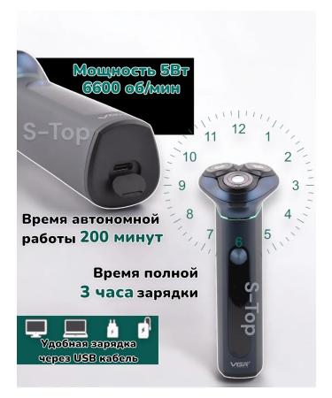 VGR-SHOP Electric blower for dry and humid shaving - Buy Online on GoSupps.com