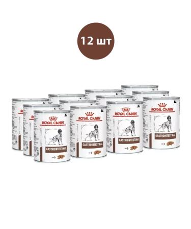 ROYAL CANIN Canned food for dogs Gastrointestinal 400g x 12 pcs