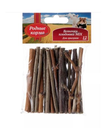 Native feeds Fruit branches MIX for rodents 10 cm 35 g - Buy Online on GoSupps.com