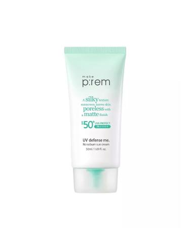 make prem Face cream Sunroting matting SPF 50 Defense Me - Buy Online on GoSupps.com