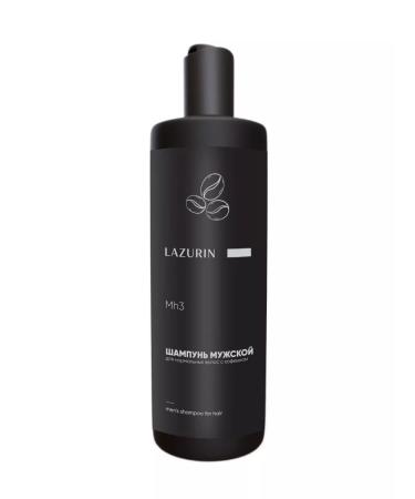 LAZURIN Male shampoo for normal hair with caffeine 400 ml