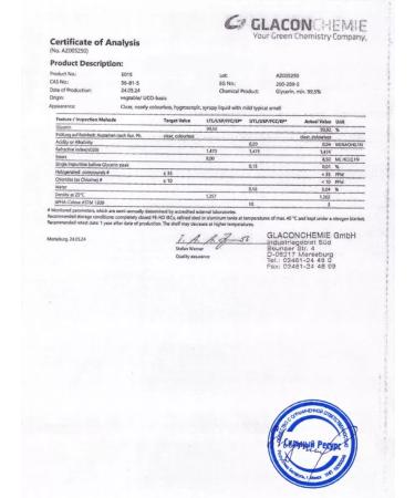 Pro Oil Glycerin food vegetable - Buy Online on GoSupps.com