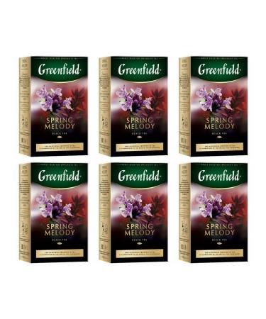 Greenfield Black tea with thyme Spring Melody 100 g 6 pcs