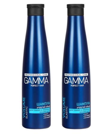 Gamma Hair shampoo elastic volume 350 ml 2 pcs