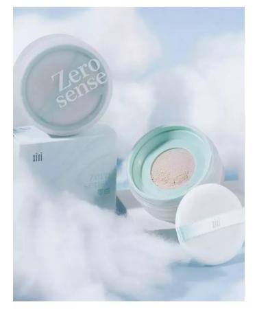 XIXI Bruttery powder with a sponge Zero Sense for the face tone 02 - Buy Online on GoSupps.com