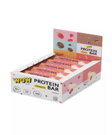 Prime Kraft Protein Baton Wowbar Crunch strawberries Coscosa 15 for 40g