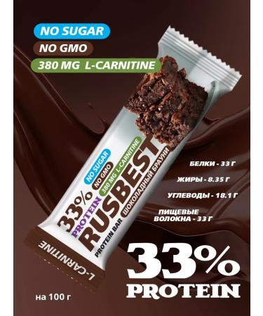 RUSBEST Protein bars in glaze of assorted tastes 16 pcs - Buy Online on GoSupps.com