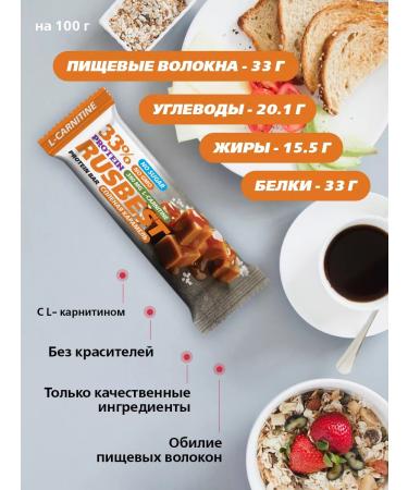 RUSBEST Protein bars in glaze of assorted tastes 16 pcs - Buy Online on GoSupps.com